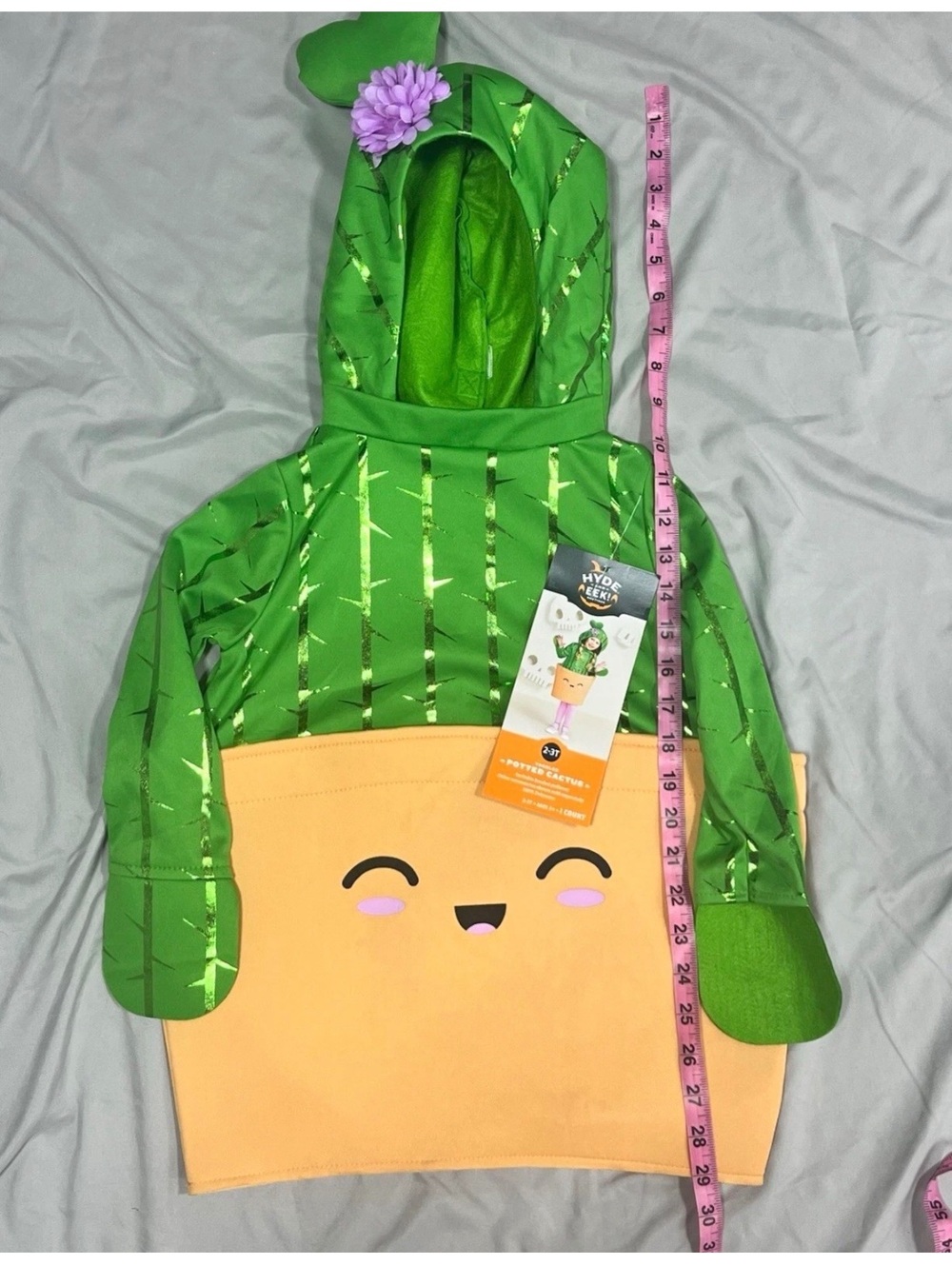 Hyde and EEK! Boutique Toddler Hooded Potted Cactus Costume 2-Piece 2-3T